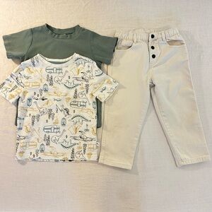 Dinosaur Bundle Neutral Palette Minimalist  Size 3-4Y